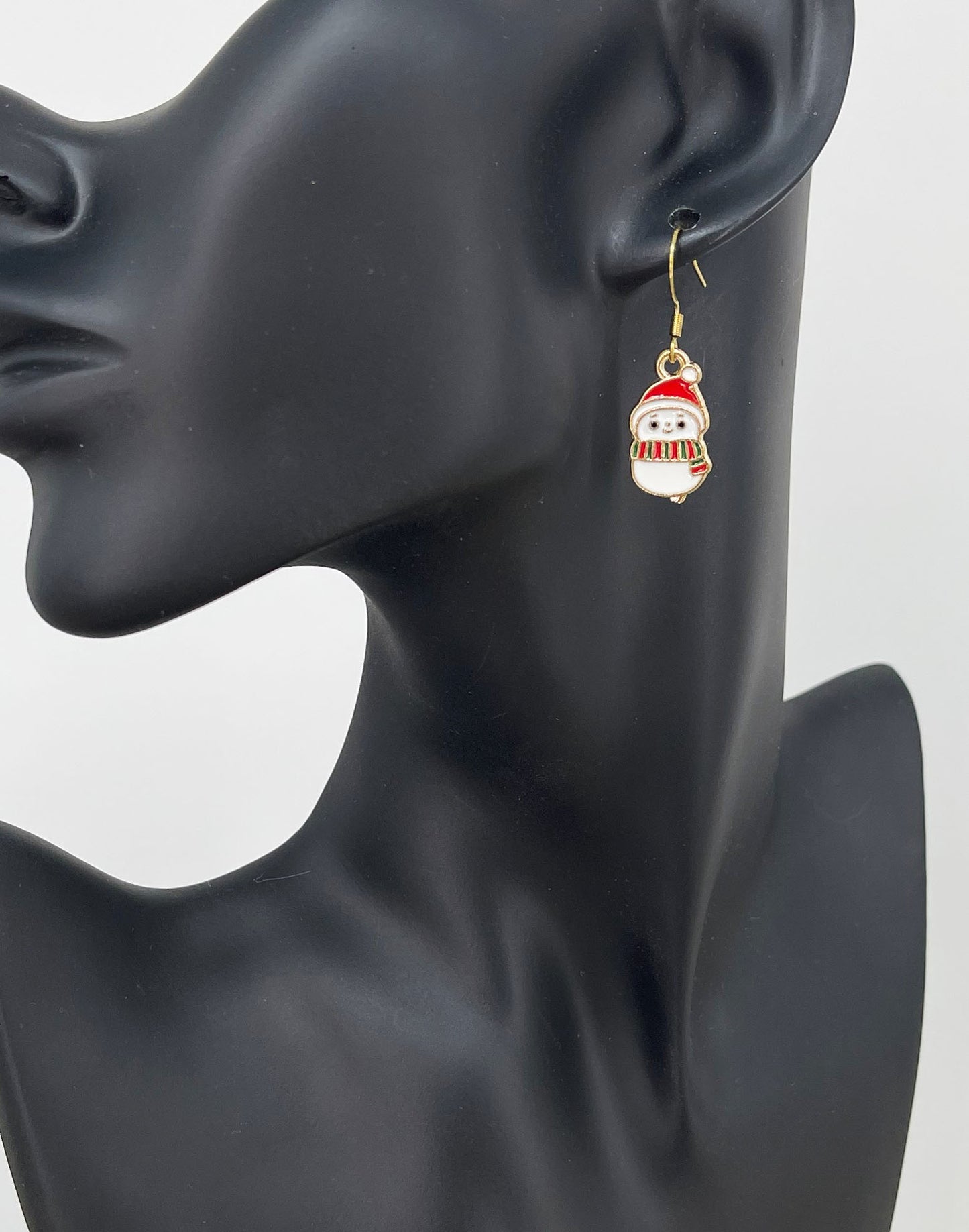 Snowman Pendant Earrings
