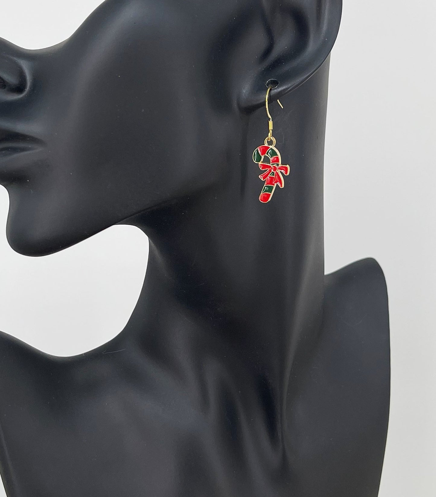 Candy Cane Pendant Earrings