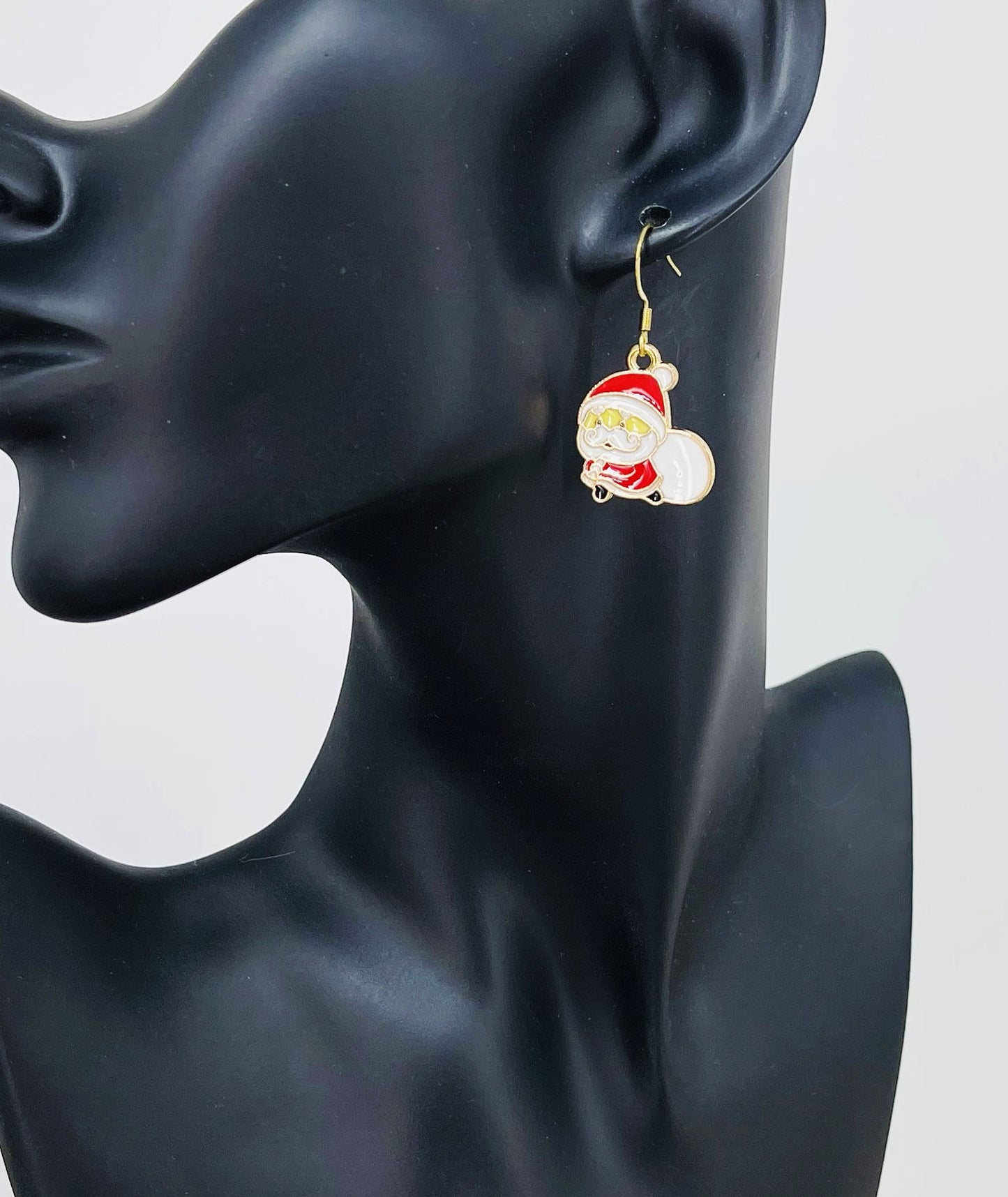 Santa Pendant Earrings