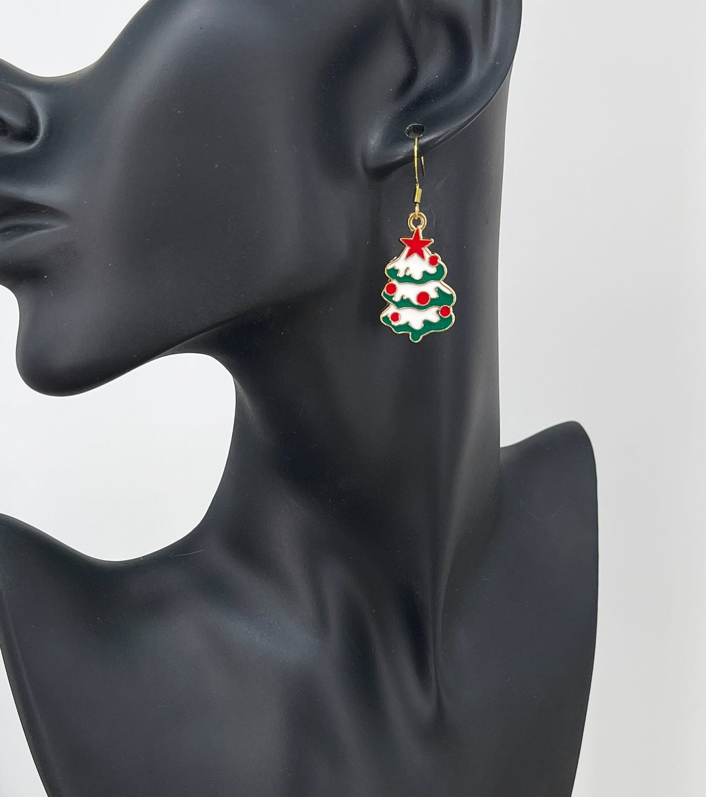 Christmas Tree Pendant Earrings