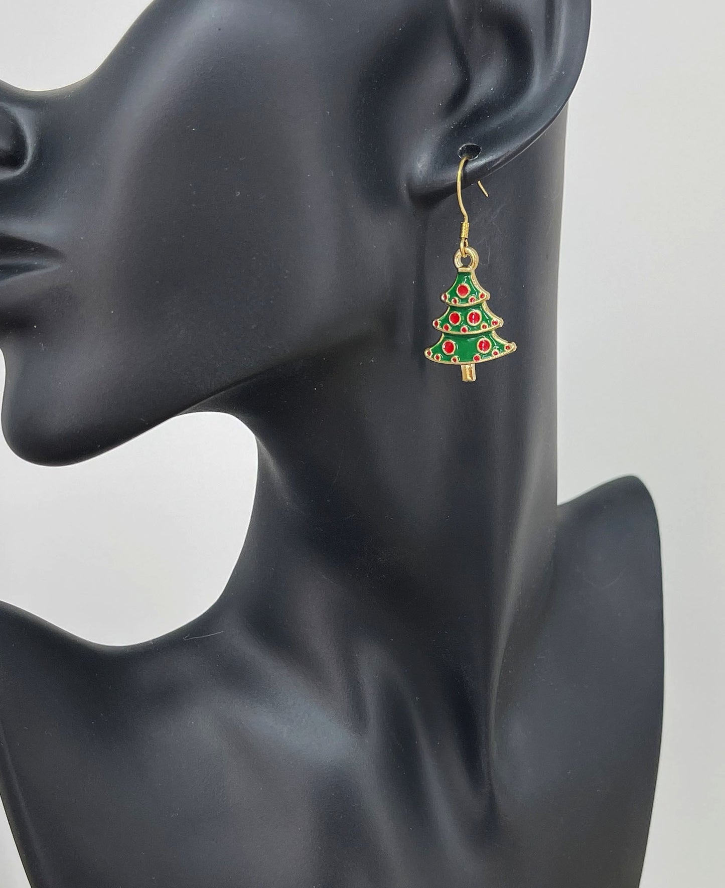 Christmas Tree Pendant Earrings