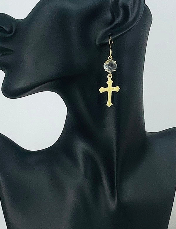 Everyday Grace Cross Earrings