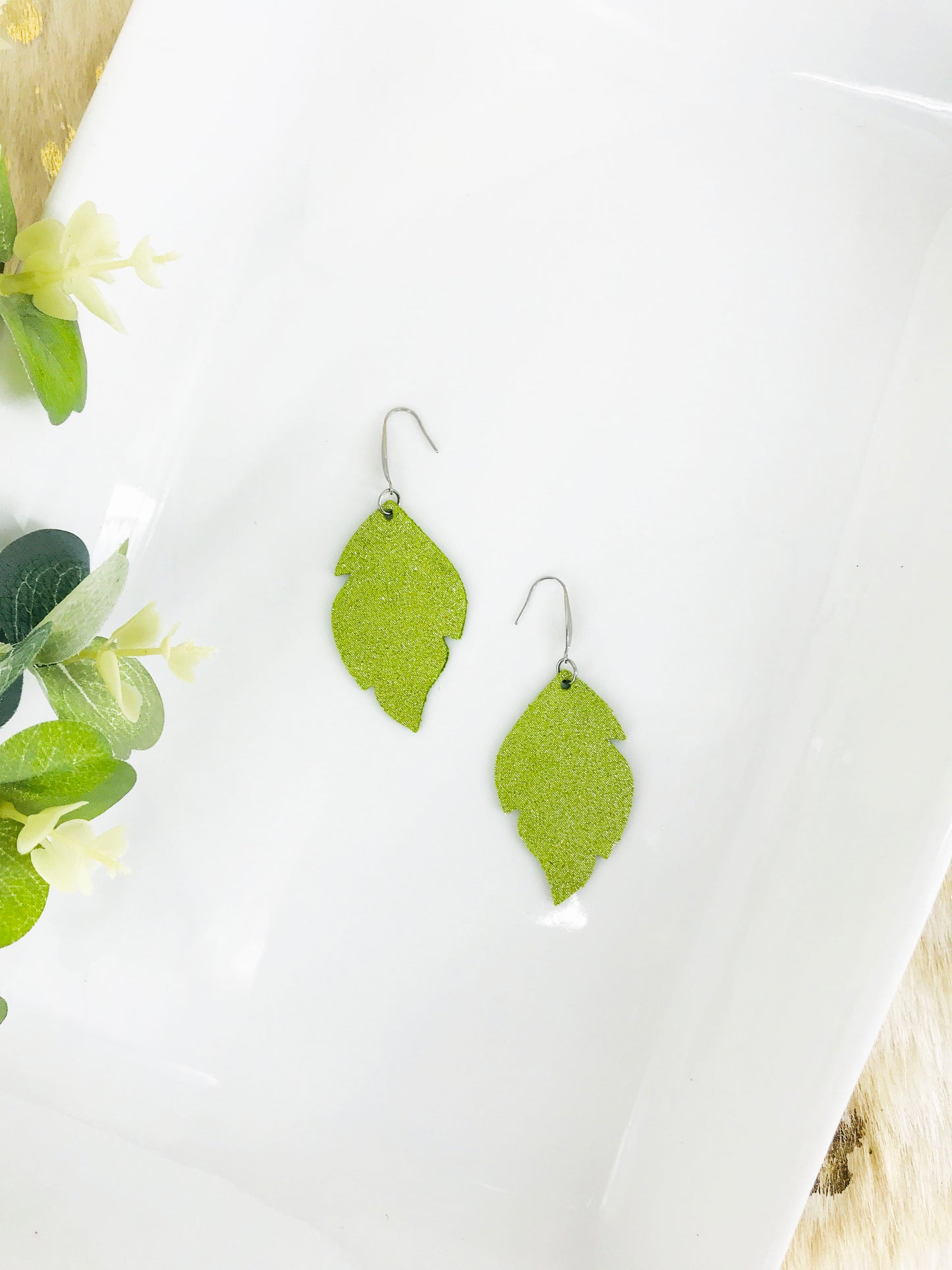 Genuine Leather Earrings - E19-742