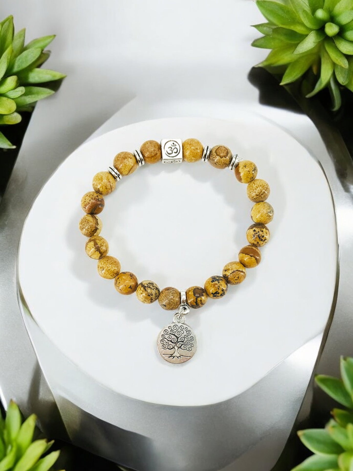 Natural Gemstone Stretchy Bracelets