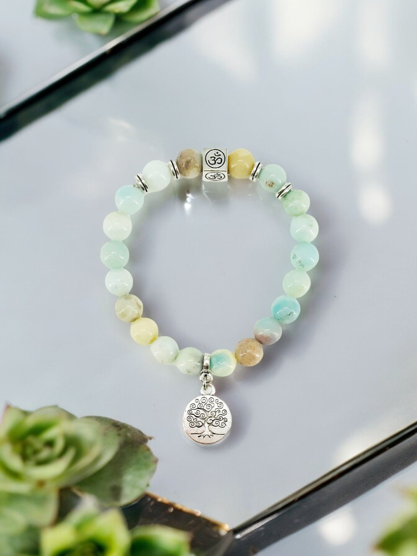 Natural Gemstone Stretchy Bracelets