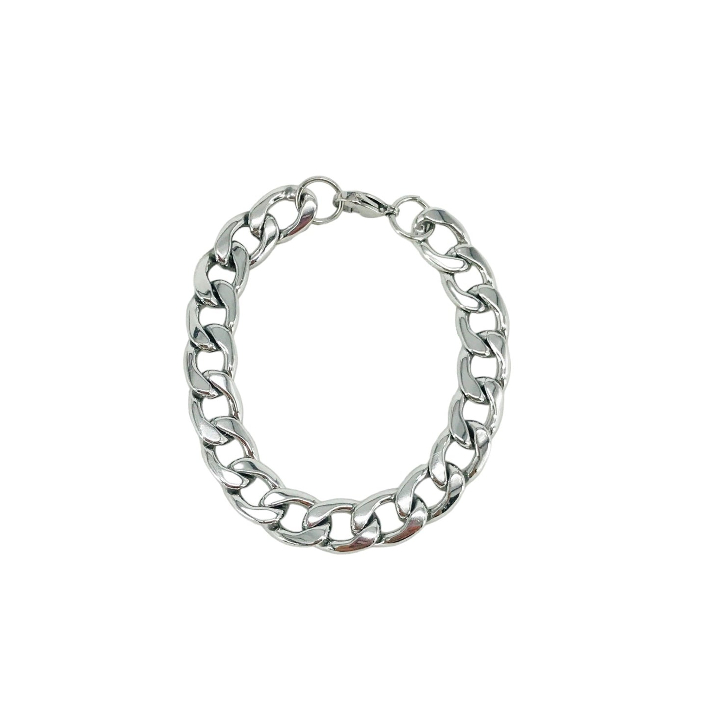 Silver Curb Chain Bracelet