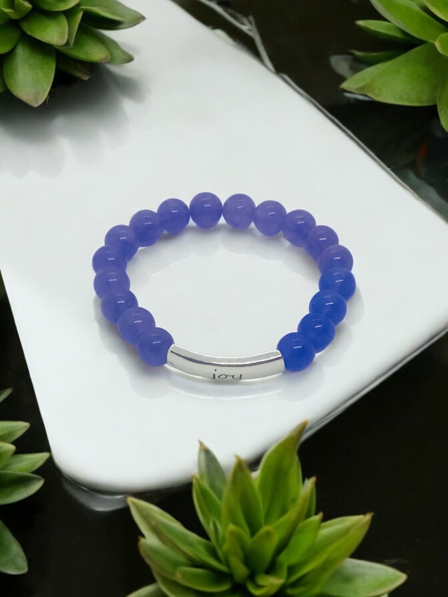 Lavender Quartzite "Joy" Bracelet - B159