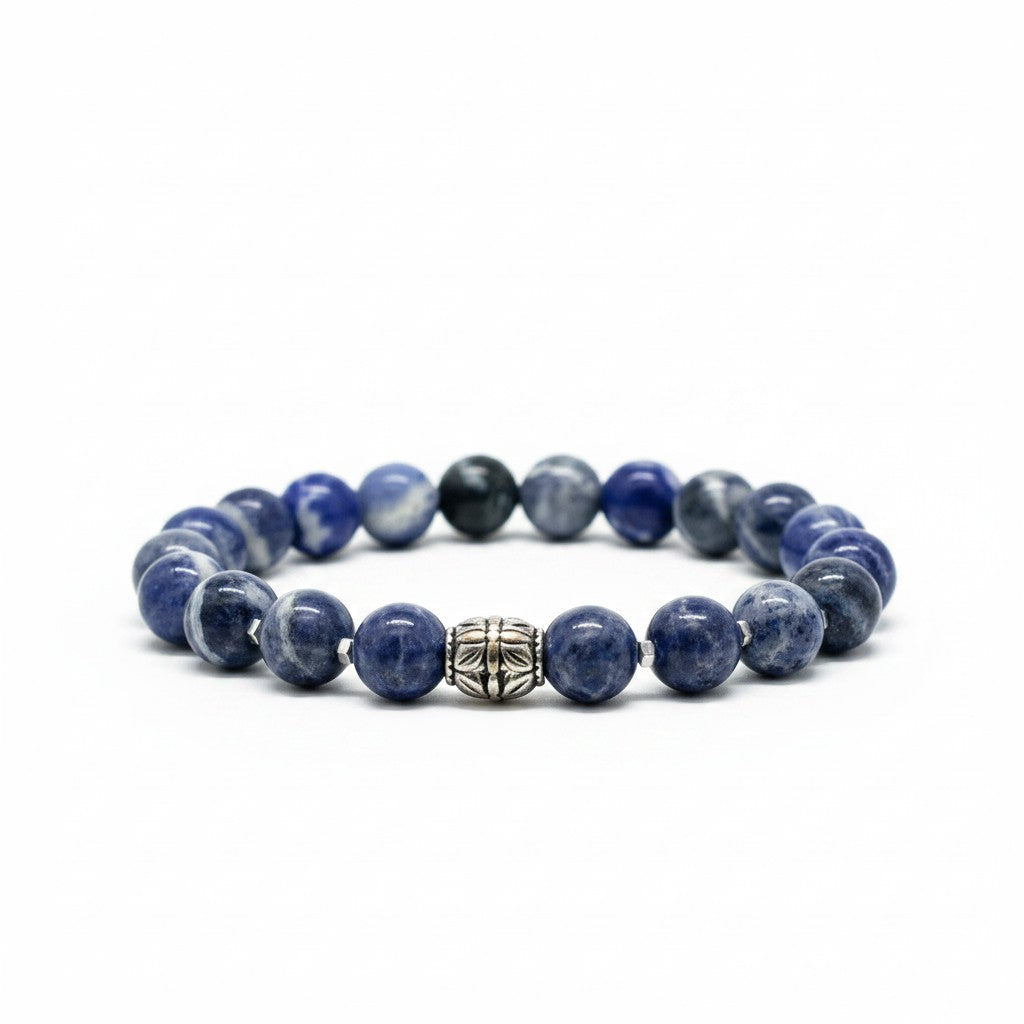 Sodalite Natural Gemstone Stretch Bracelet