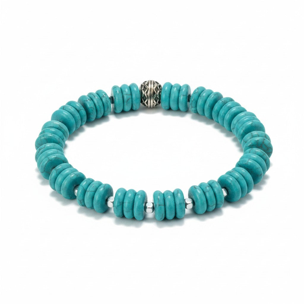 Dyed Howlite Gemstone Stretch Bracelet