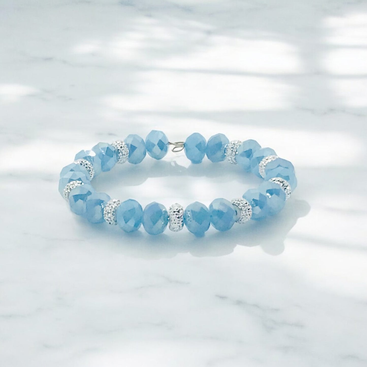 Glass Bead Wrap Bracelet - B1987