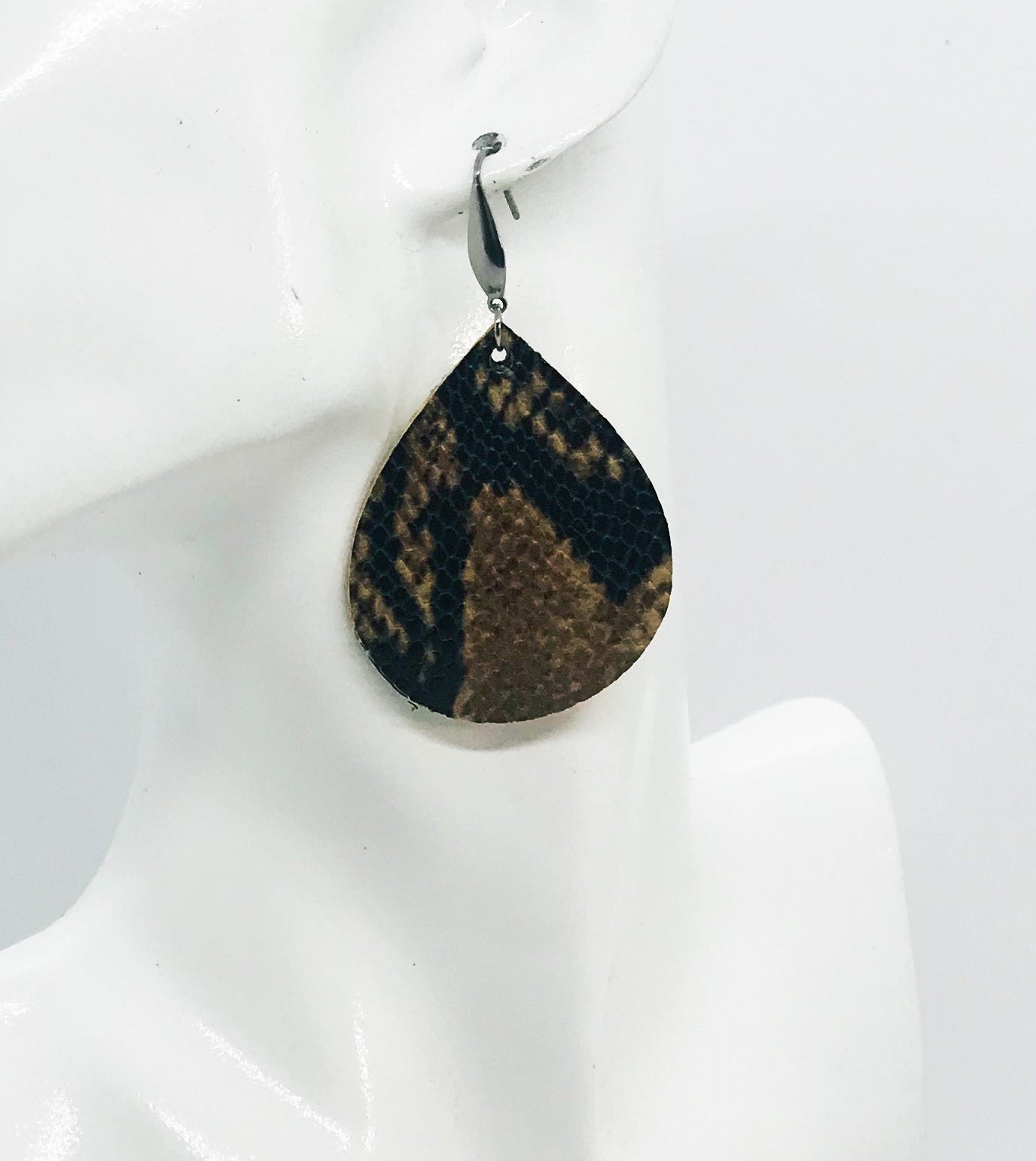 Genuine Leather Earrings - E19-1193