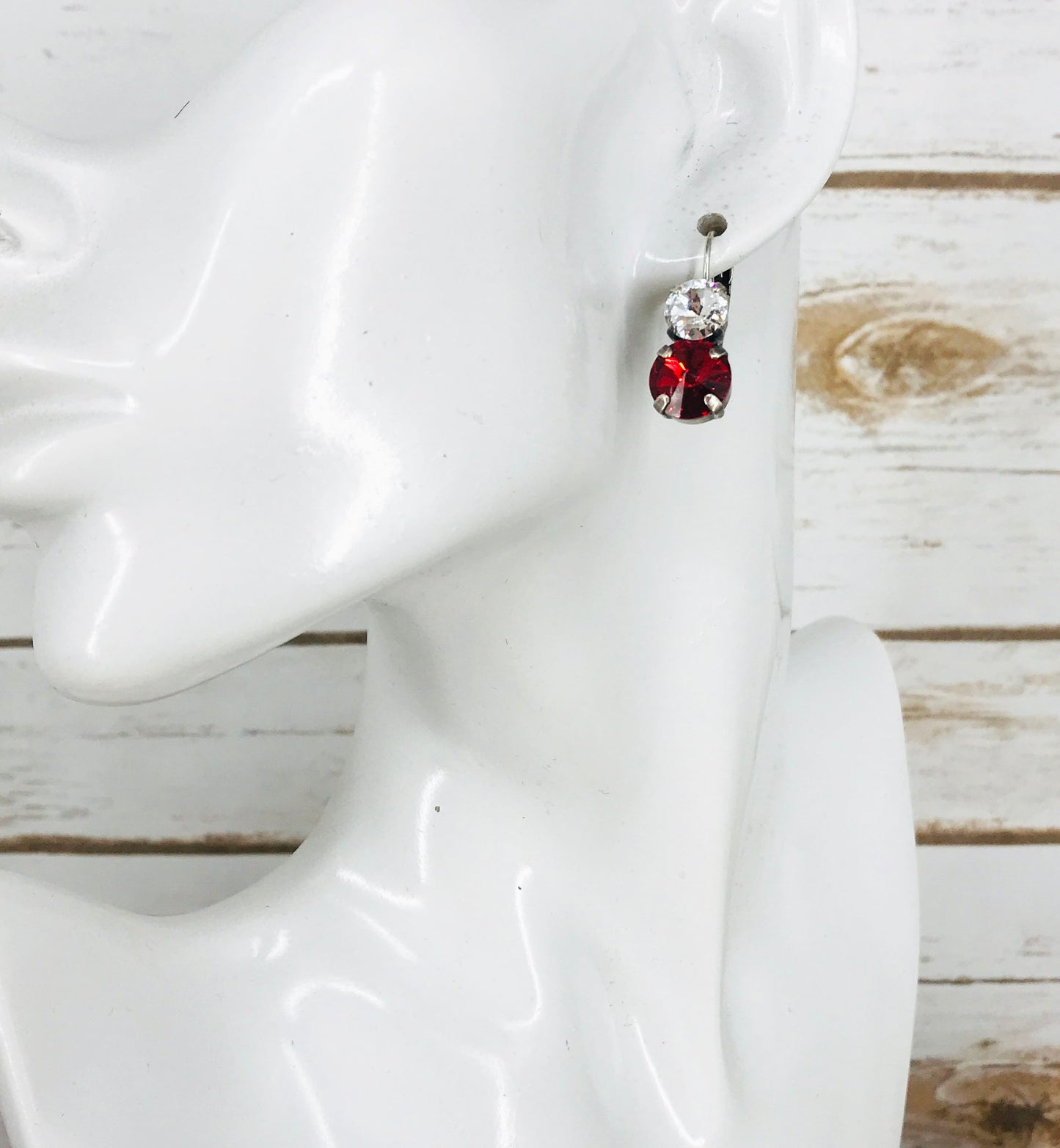 Double Crystal Earrings - E19-3731