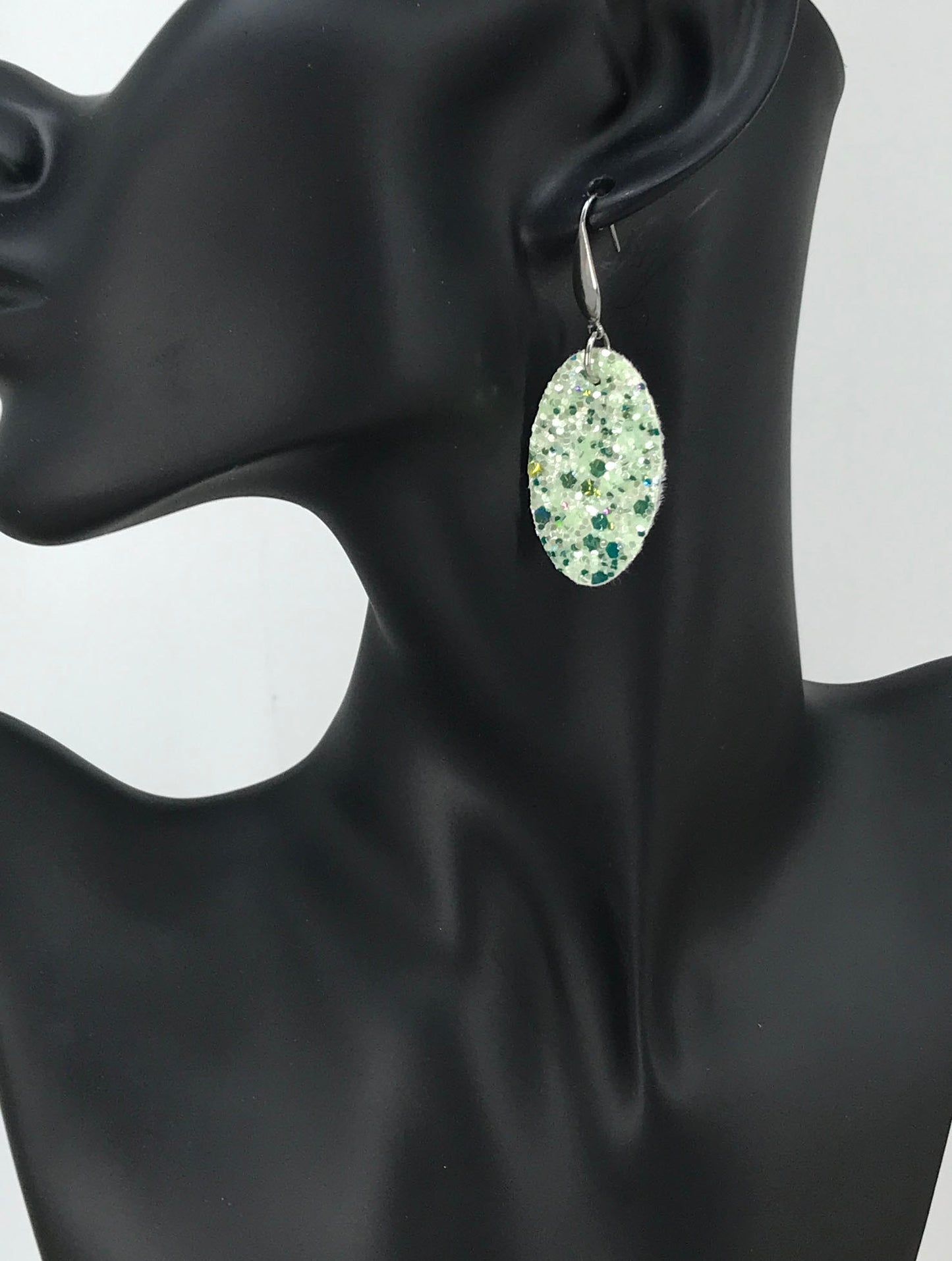 Small Chunky Glitter Earrings - E511