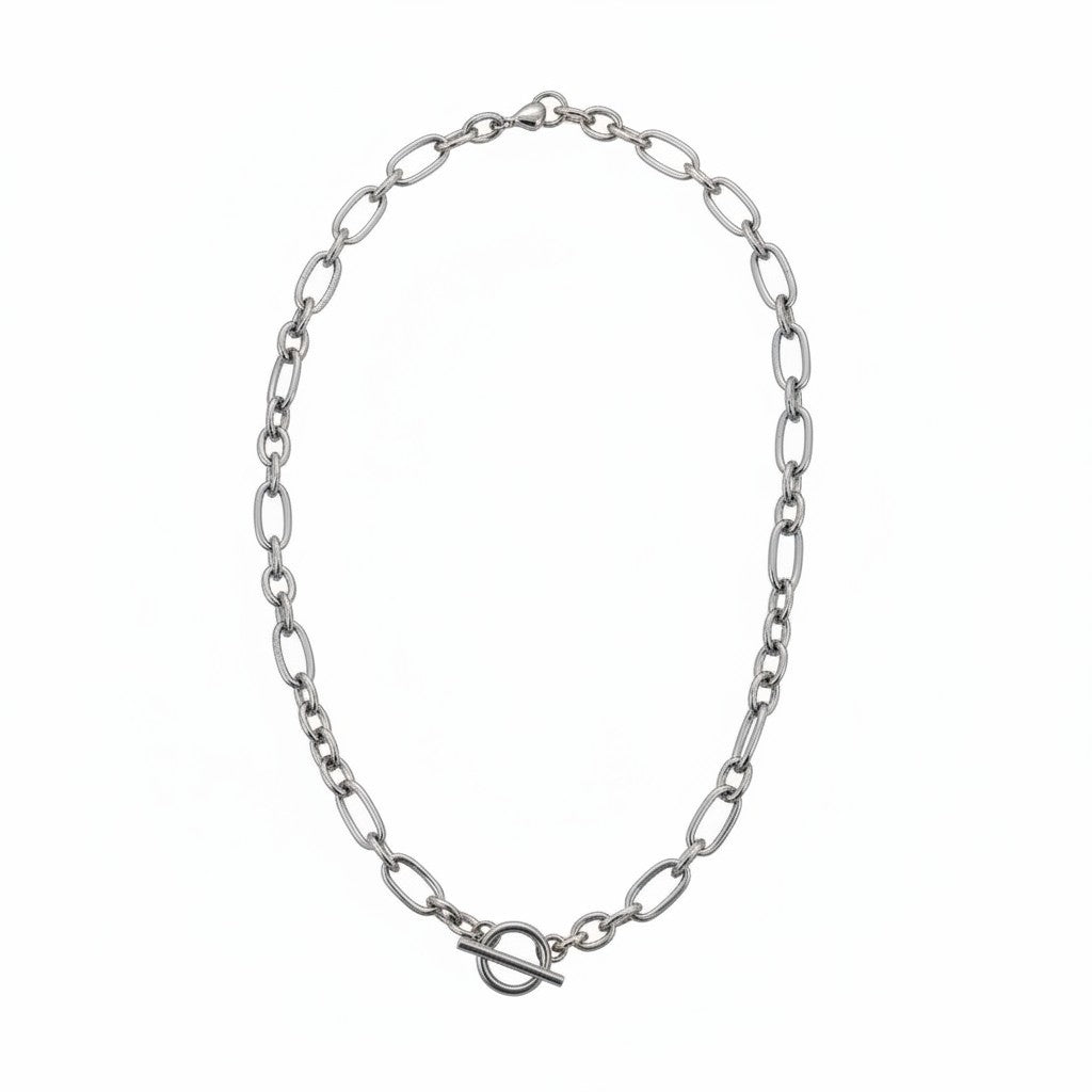 Silver Figaro Chain Necklace