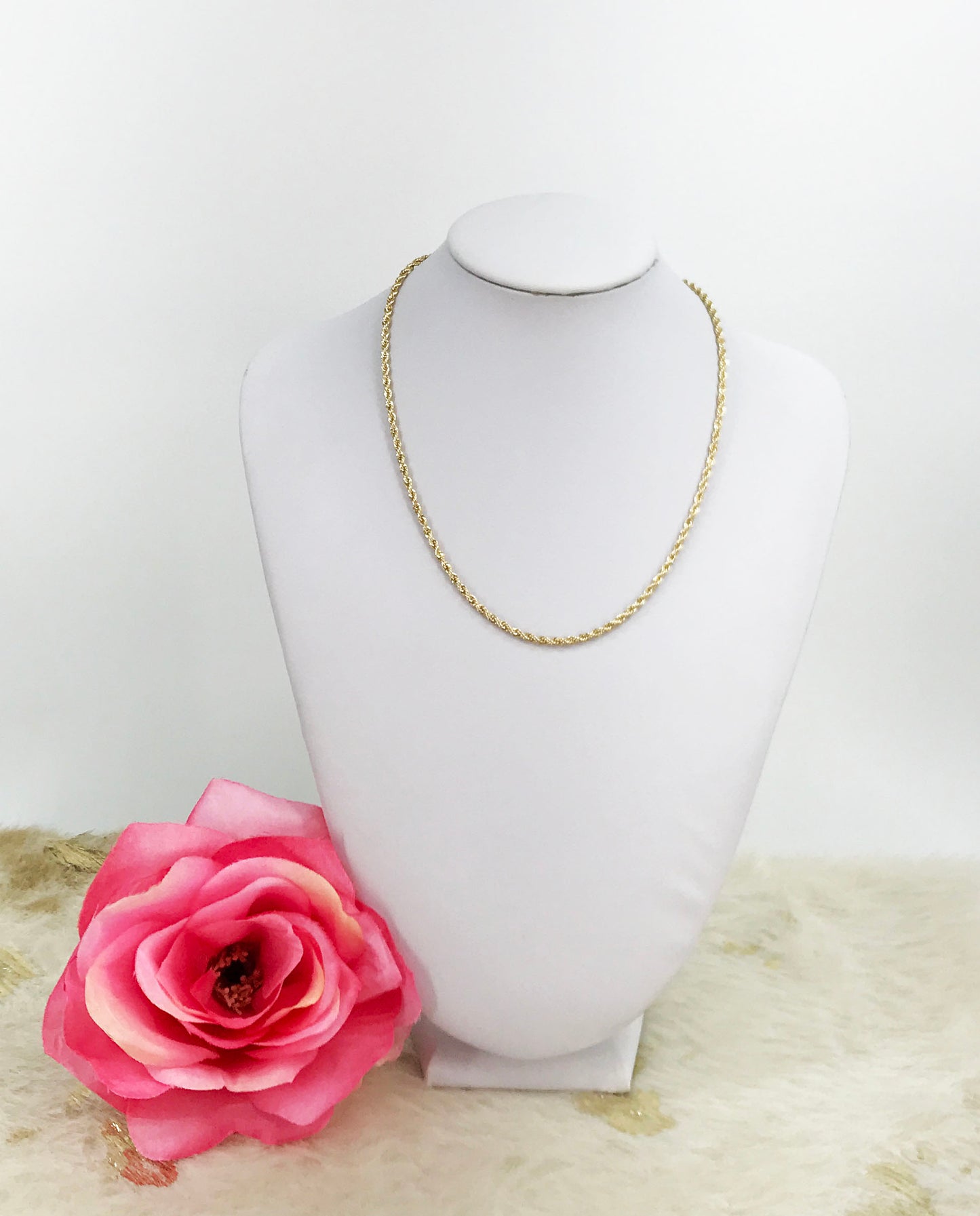 Twisted Rope Chain Necklace - N786