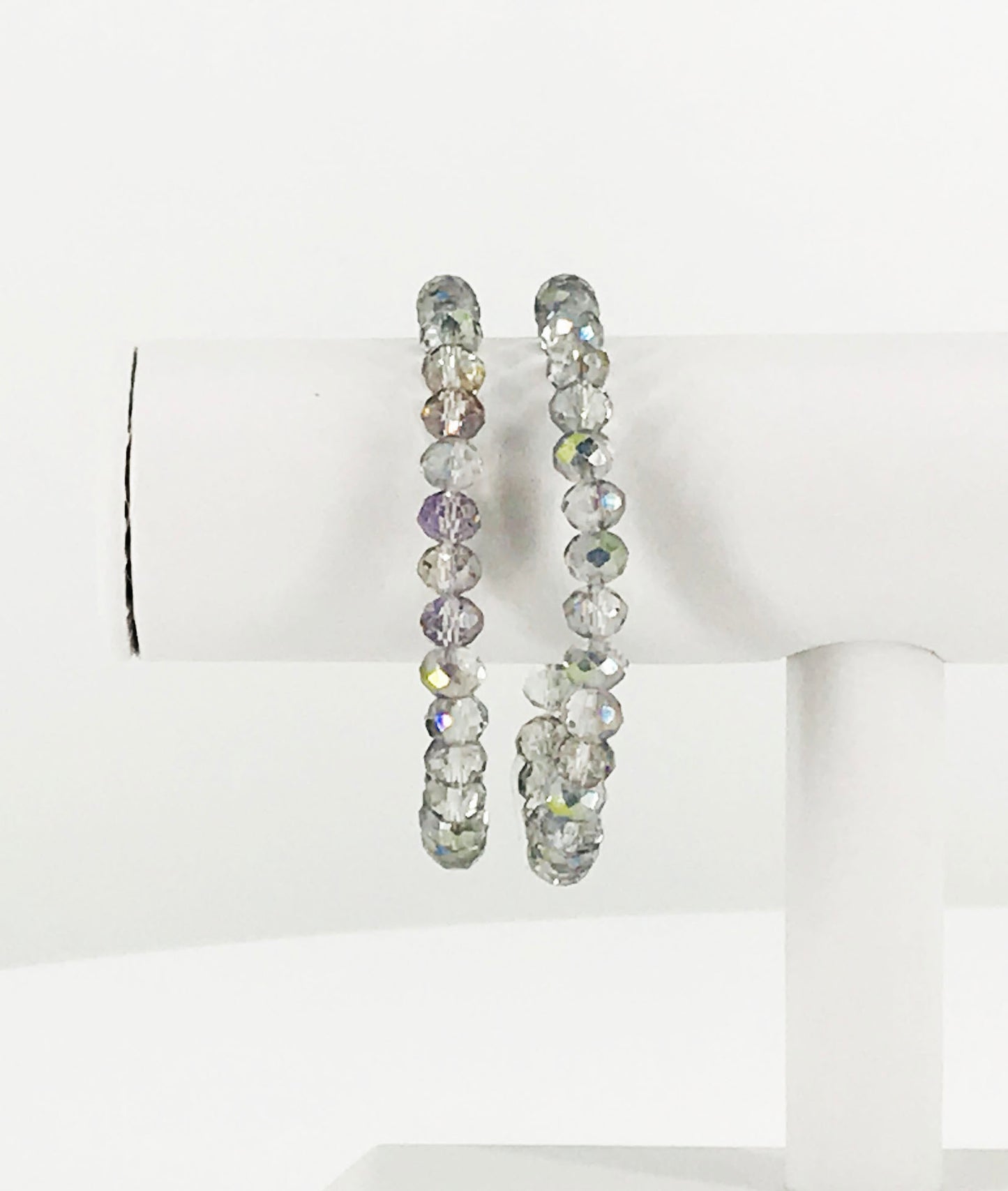 Multi-Color AB Glass Bead Stretchy Bracelet