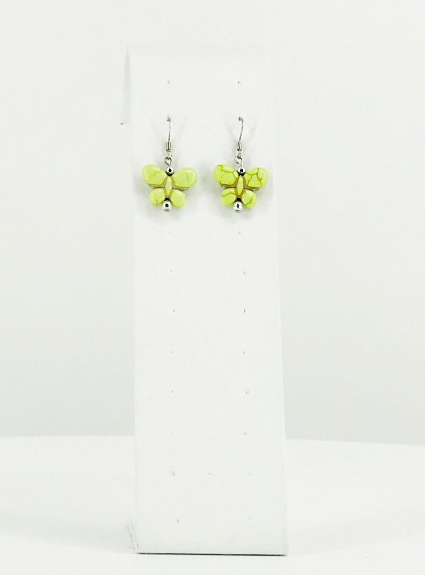 Glass Bead Dangle Earrings - E19-245