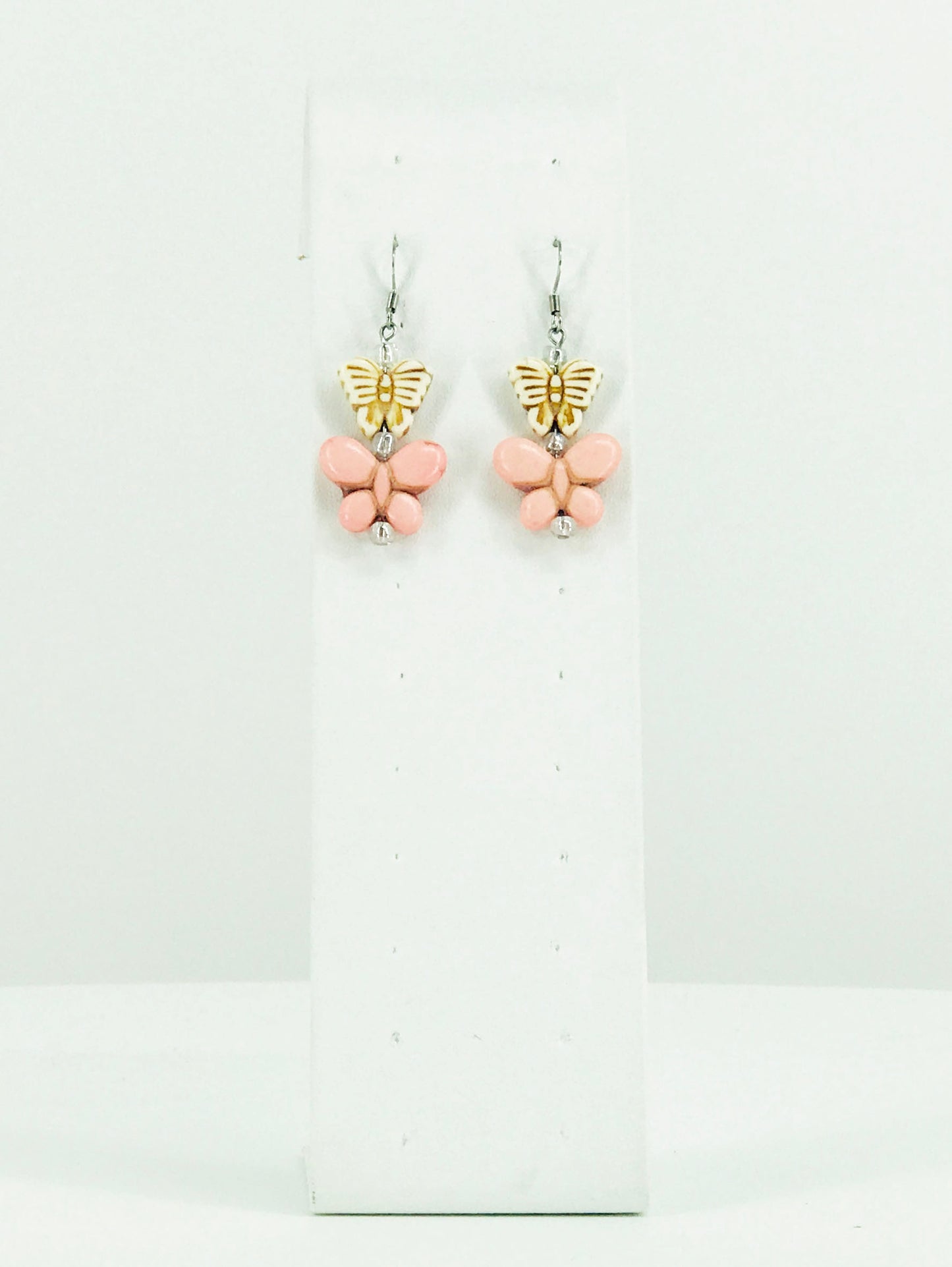 Glass Bead Dangle Earrings - E19-247