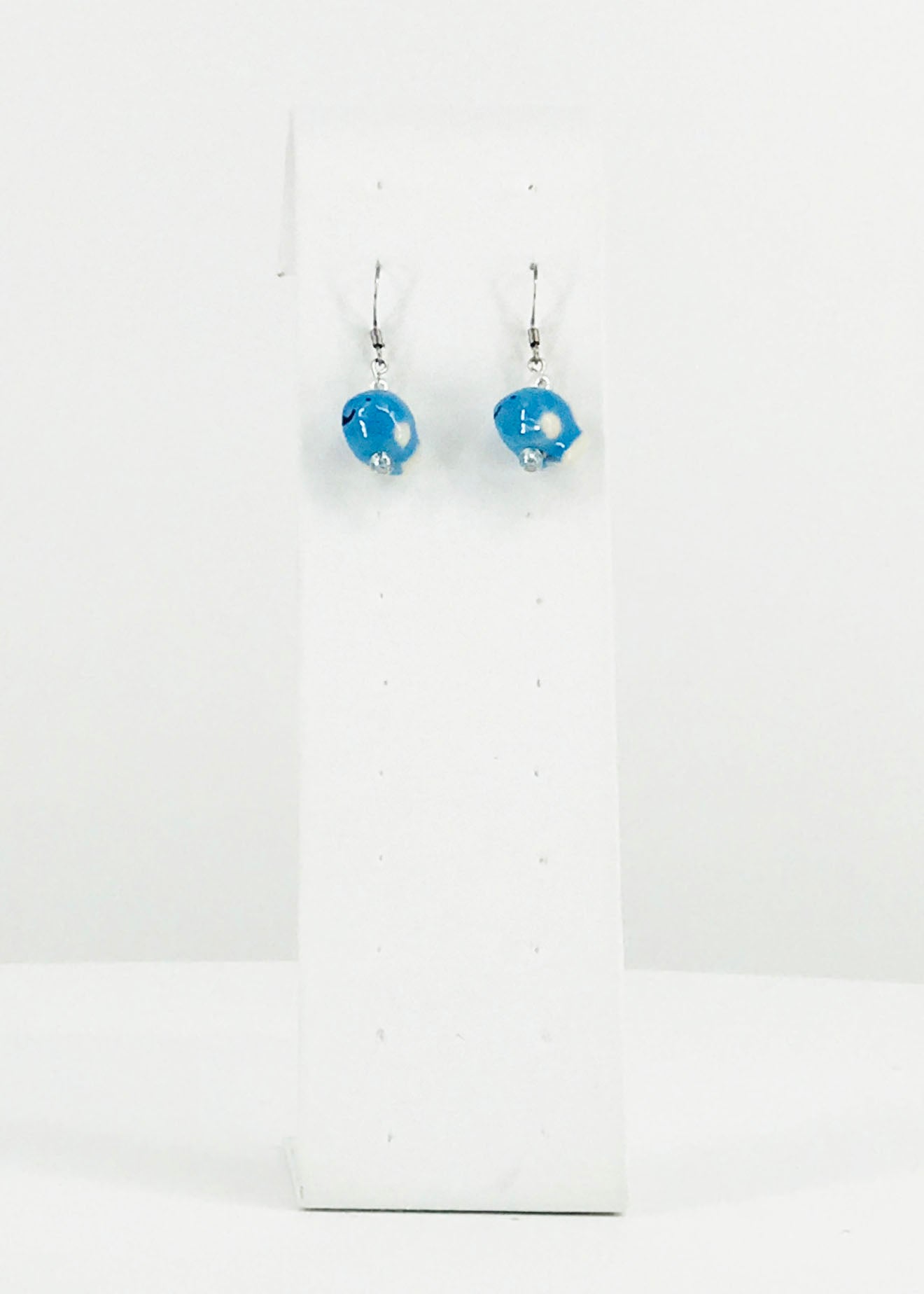 Glass Bead Dangle Earrings - E19-250