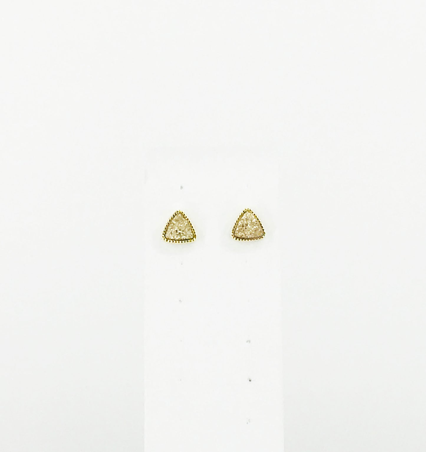Triangle Druzy Stud Earrings - E19-2763
