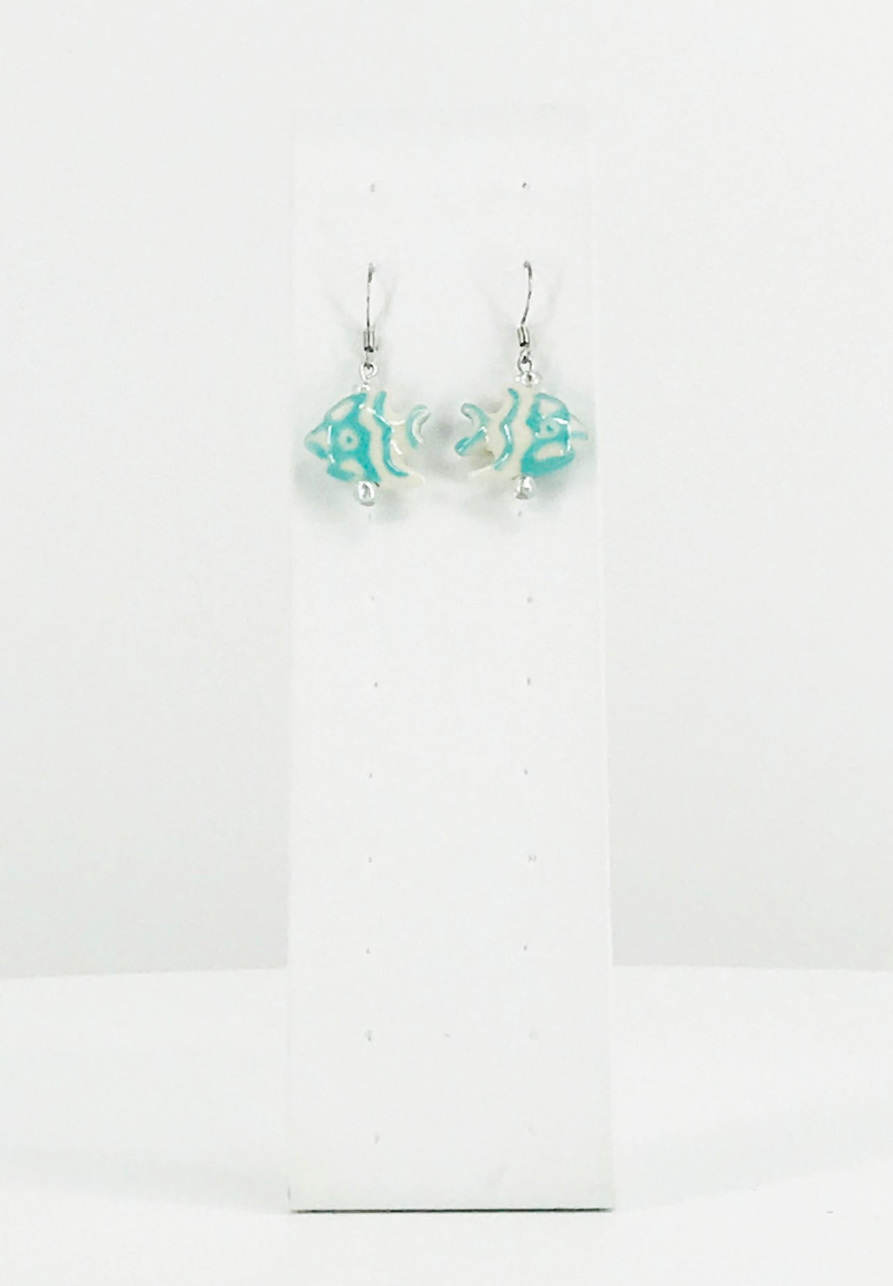 Glass Bead Dangle Earrings - E19-294