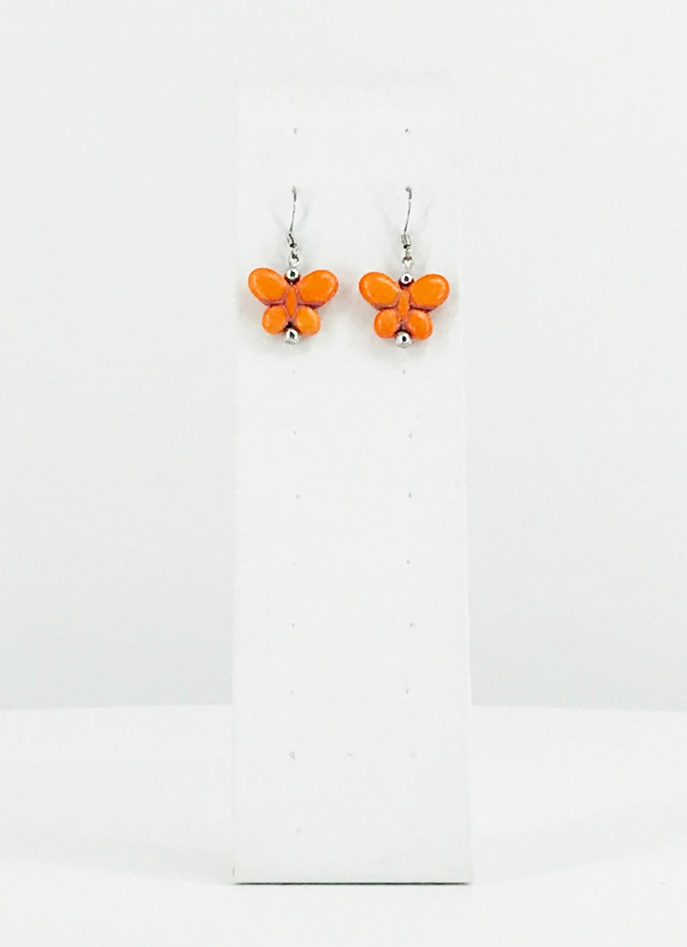 Glass Bead Dangle Earrings - E19-299