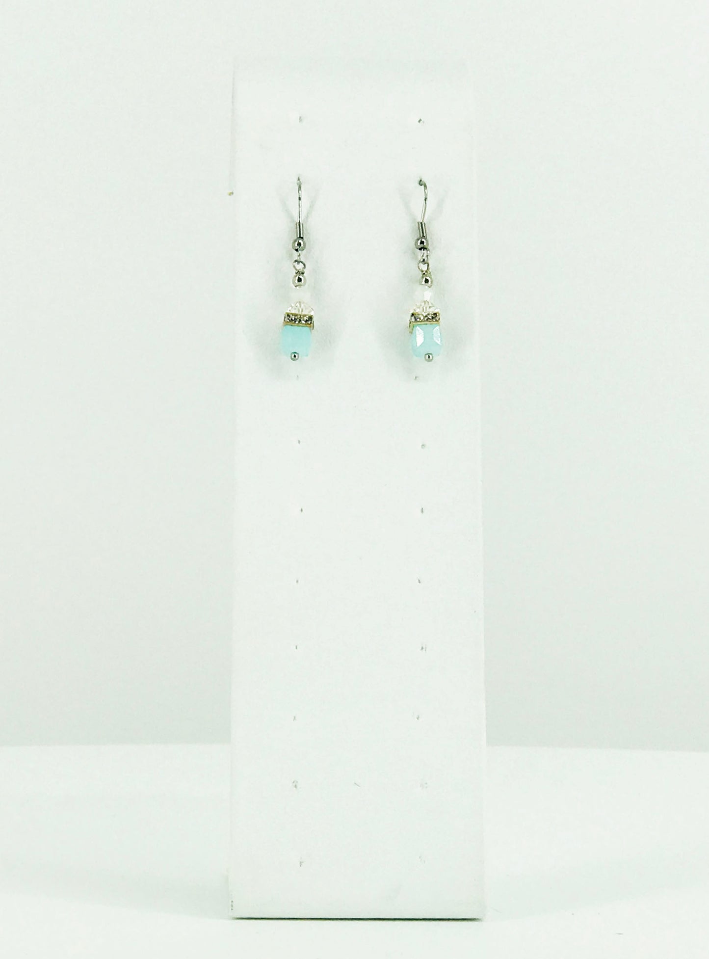 Glass Bead Dangle Earrings - E19-585