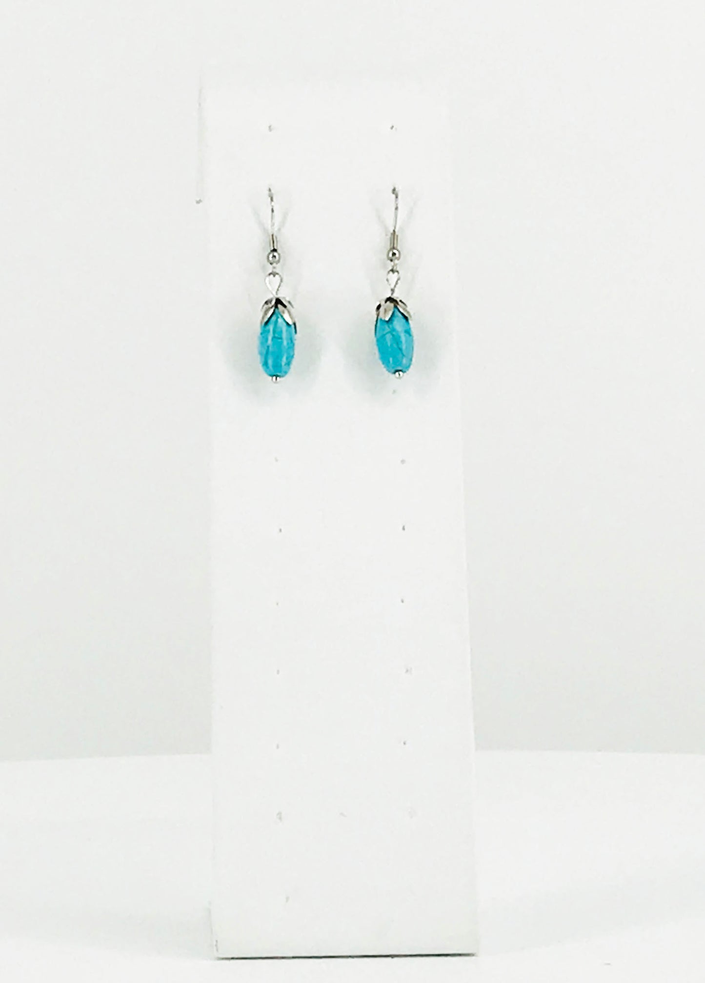 Glass Bead Dangle Earrings - E19-600