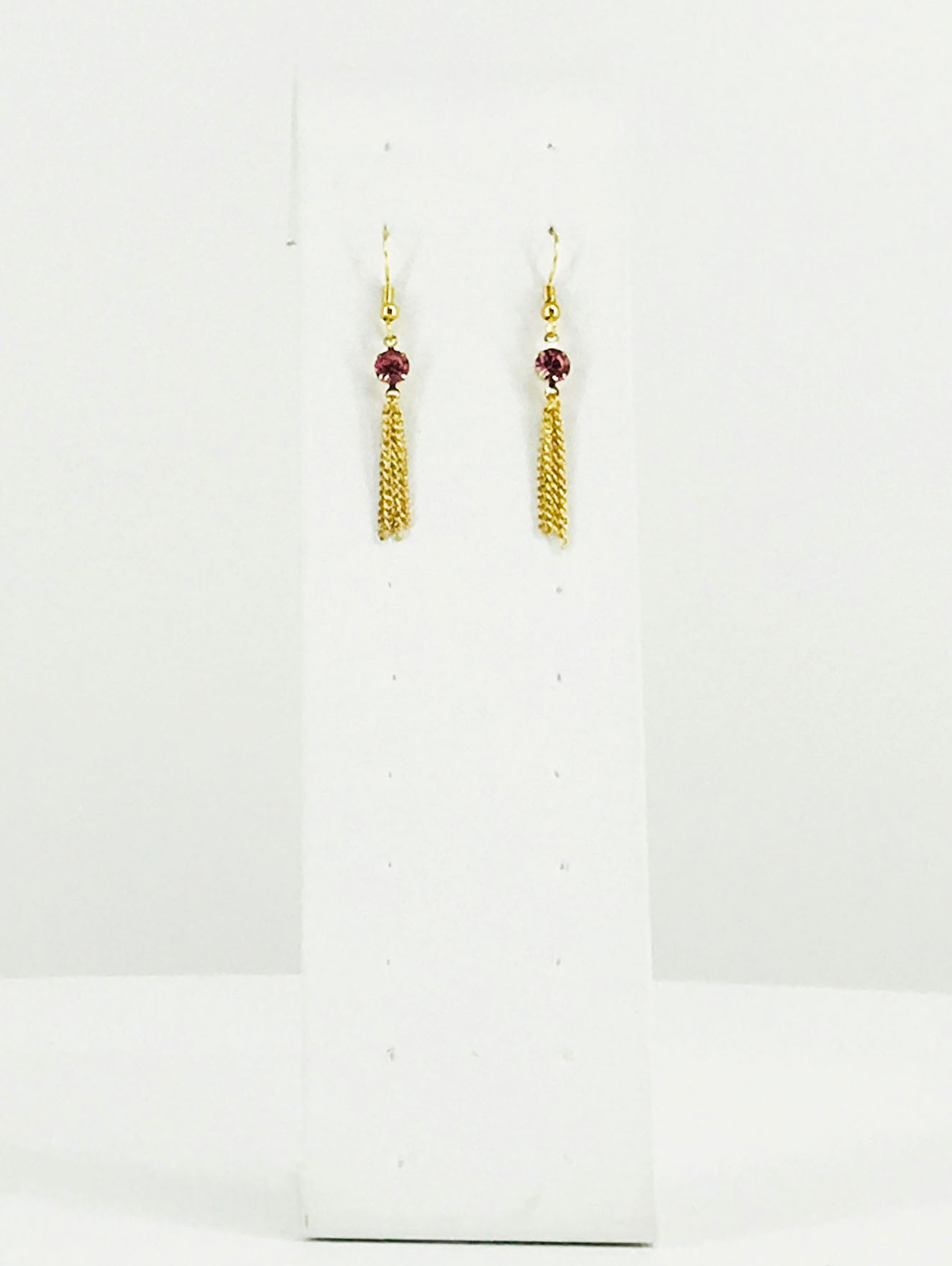 Rhinestone Dangle Earrings - E19-604