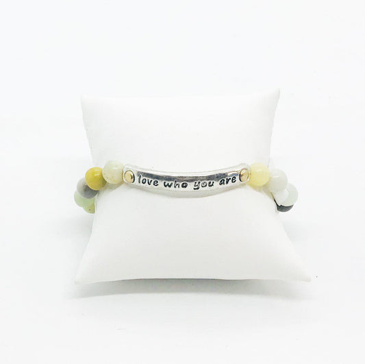 Amazonite "Love Who You Are" Bracelet - B181