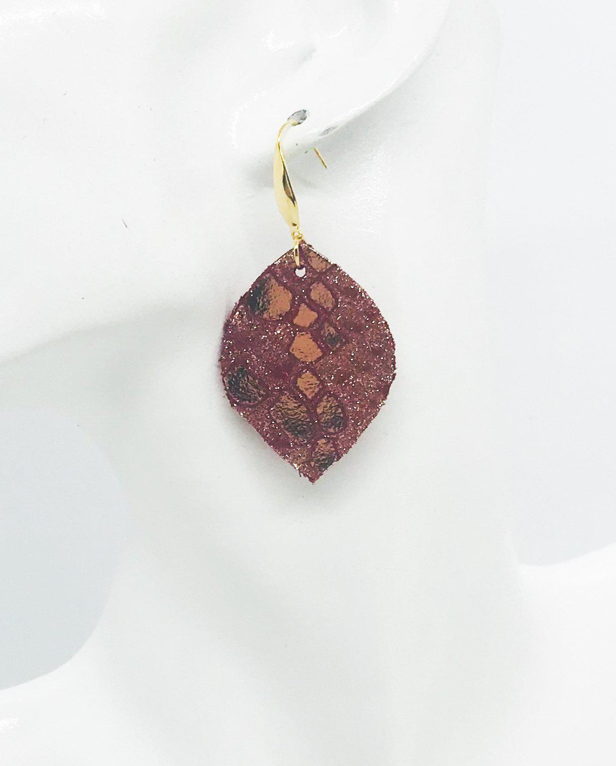 Genuine Leather Earrings - E19-1061