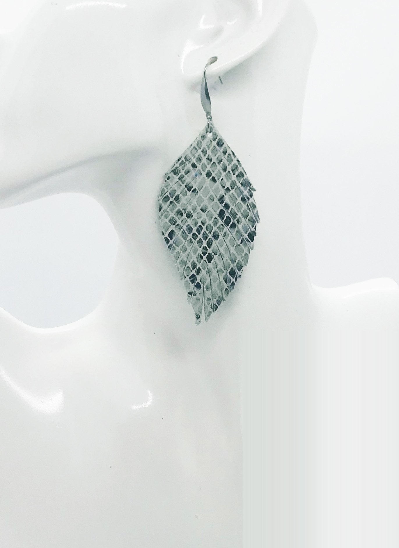 Genuine Leather Earrings - E19-1742