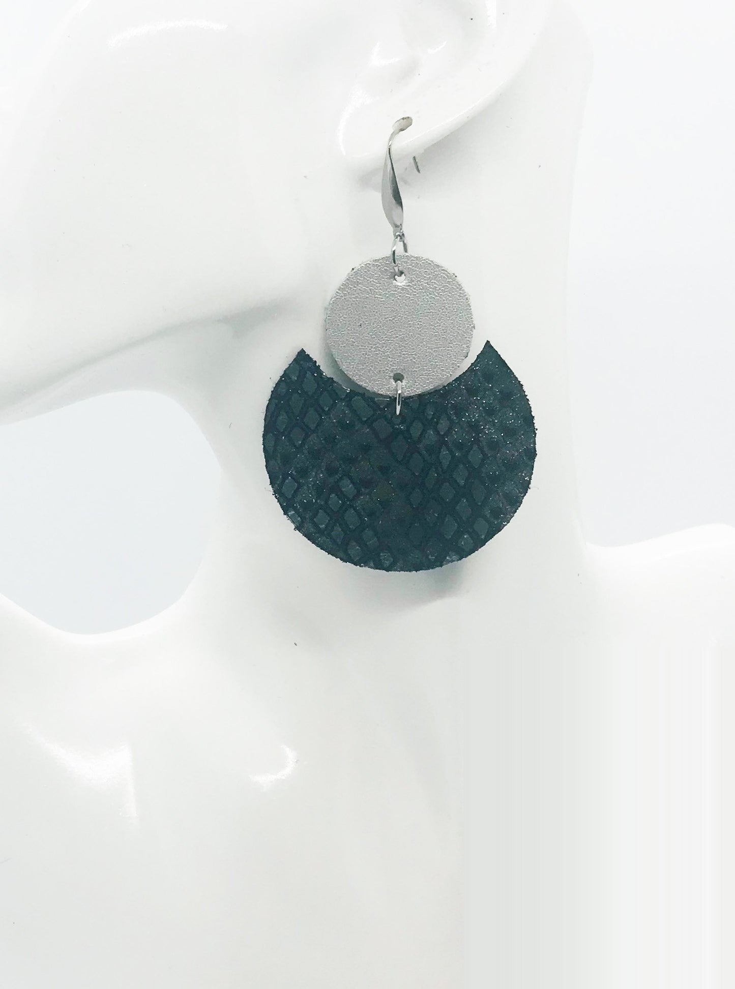 Genuine Leather Earrings - E19-1824