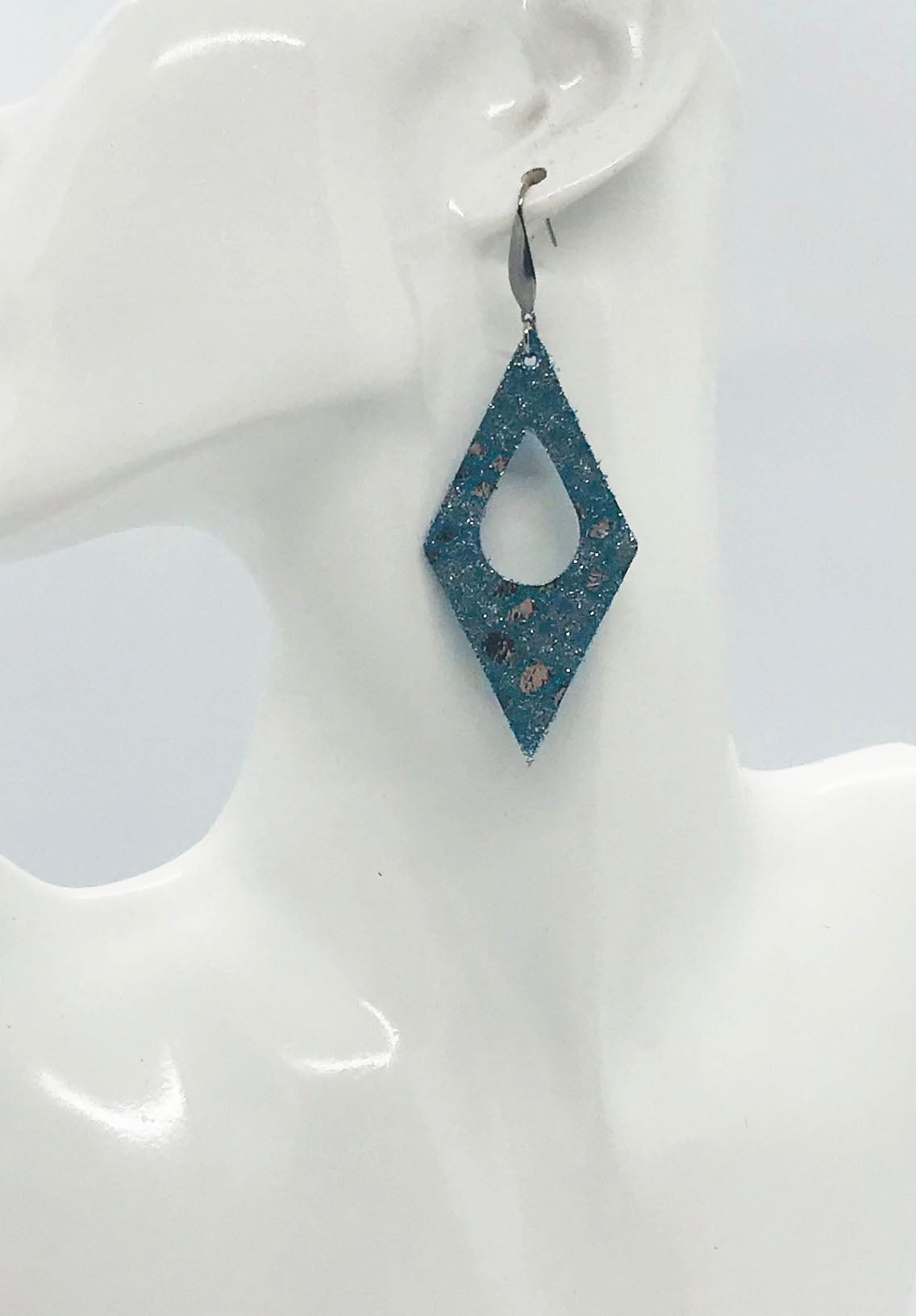 Turquoise Genuine Leather Earrings - E19-1878