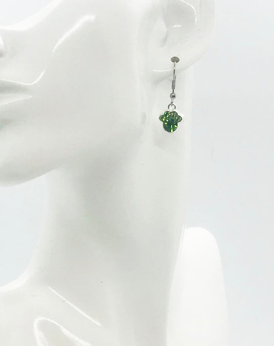 Rhinestone Dangle Earrings - E19-2308