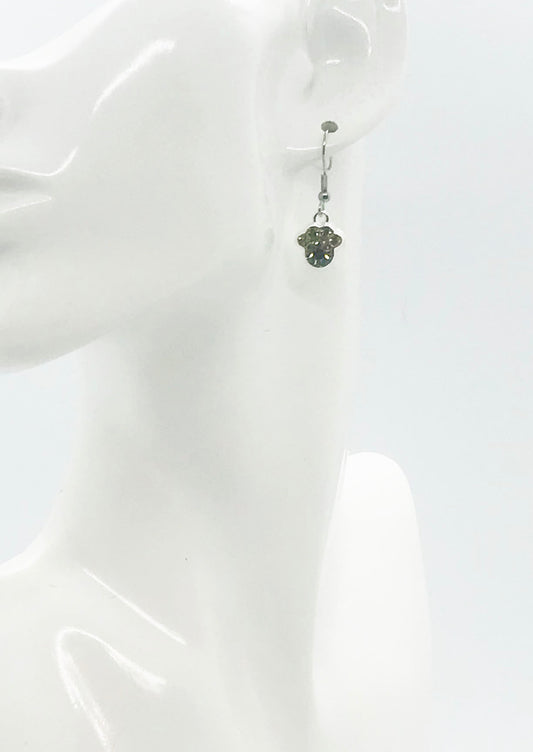 Rhinestone Dangle Earrings - E19-2310