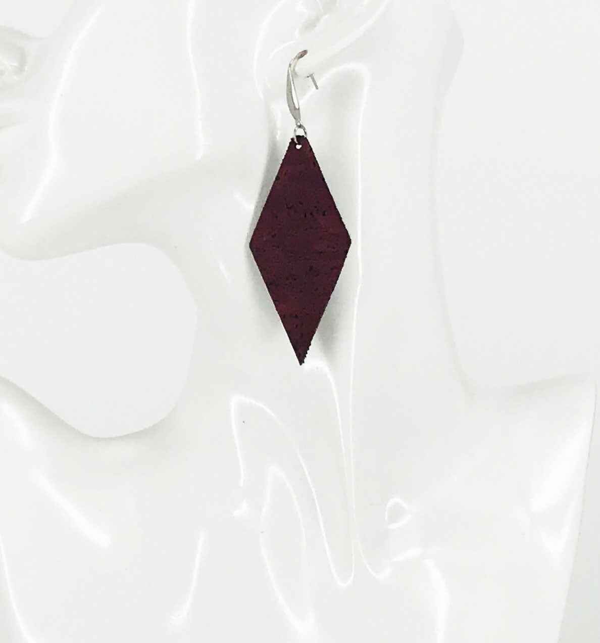 Purple Portuguese Cork Earrings - E19-3031