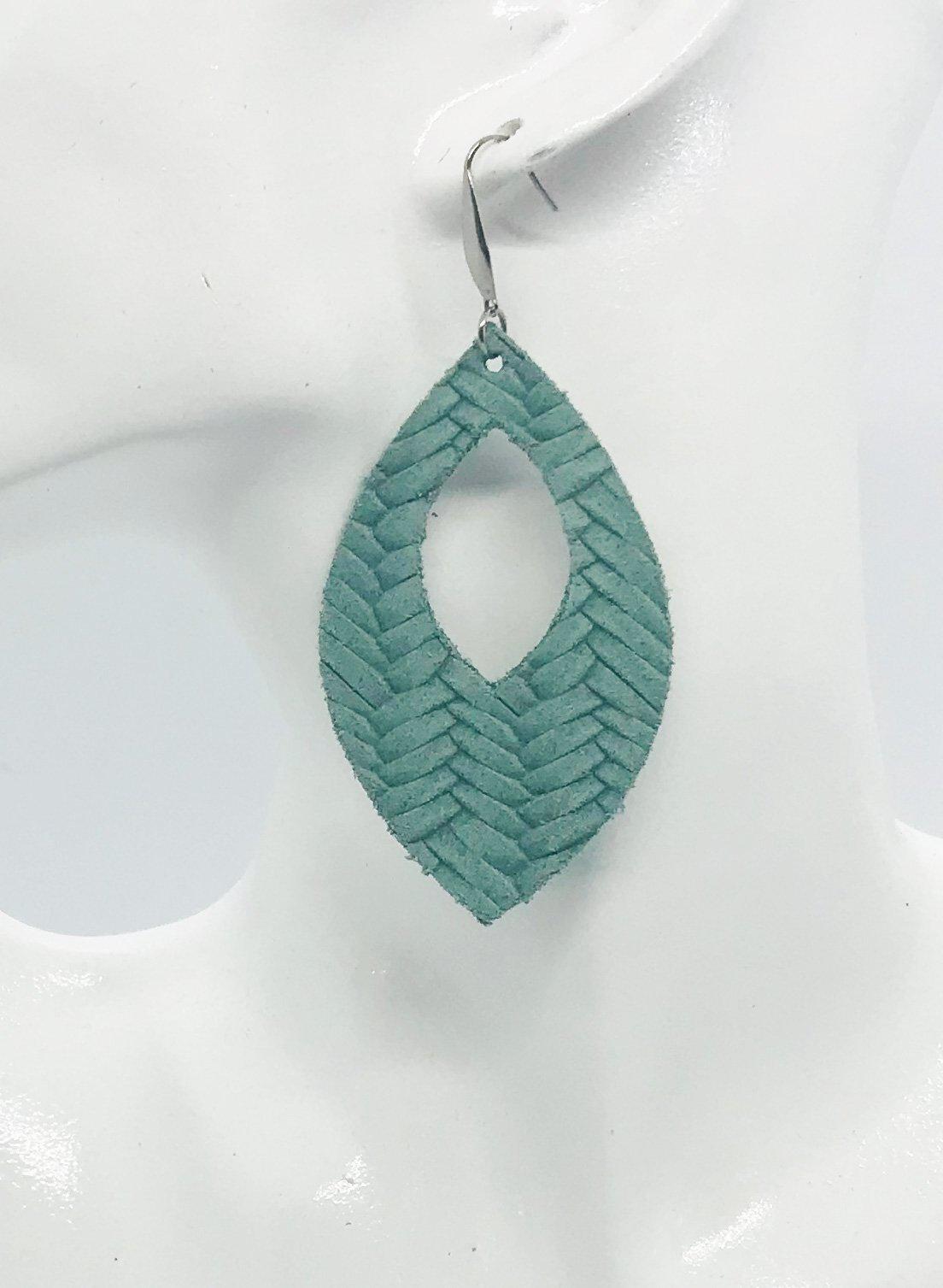 Genuine Italian Leather Earrings - E19-367