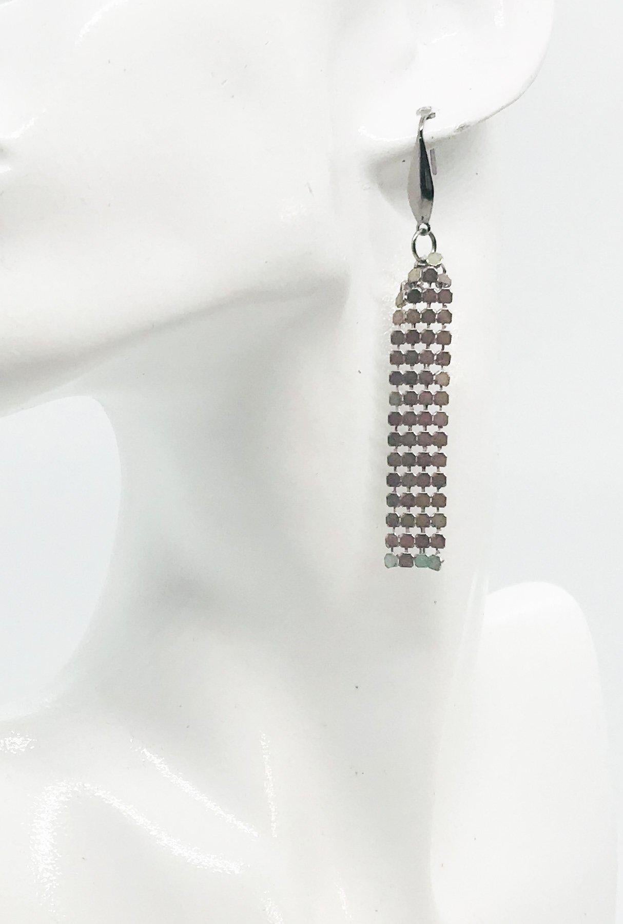 Purple Rainbow Sequin Earrings - E19-447