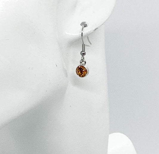 Rhinestone Dangle Earrings - E19-618