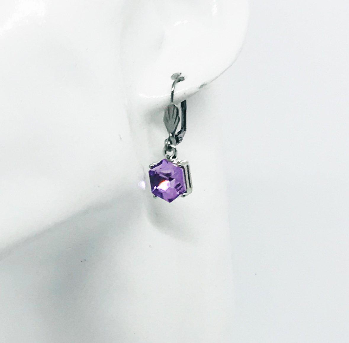 Rhinestone Dangle Earrings - E19-665