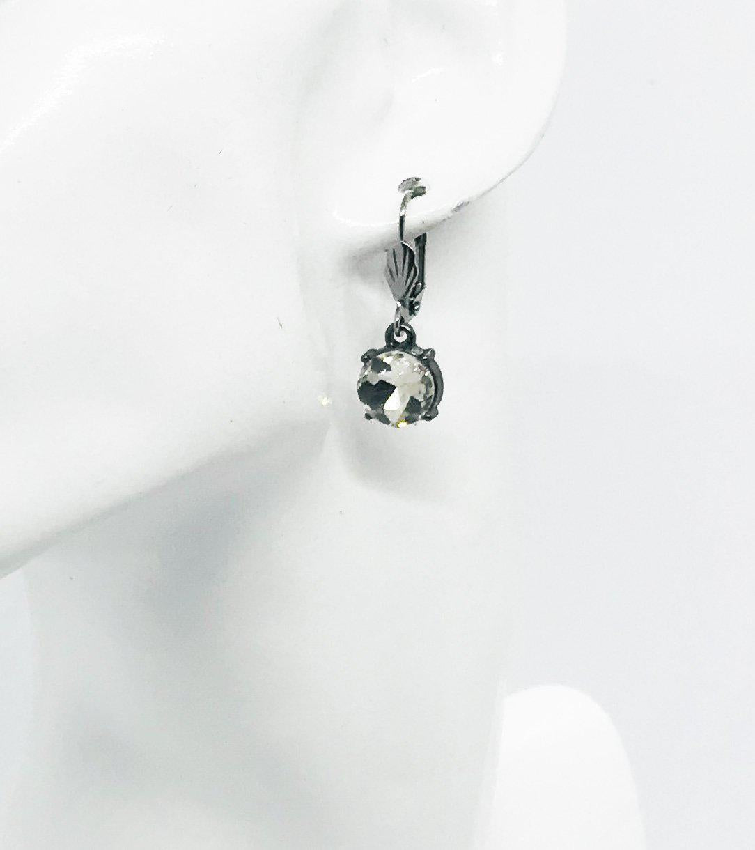 Rhinestone Dangle Earrings - E19-981