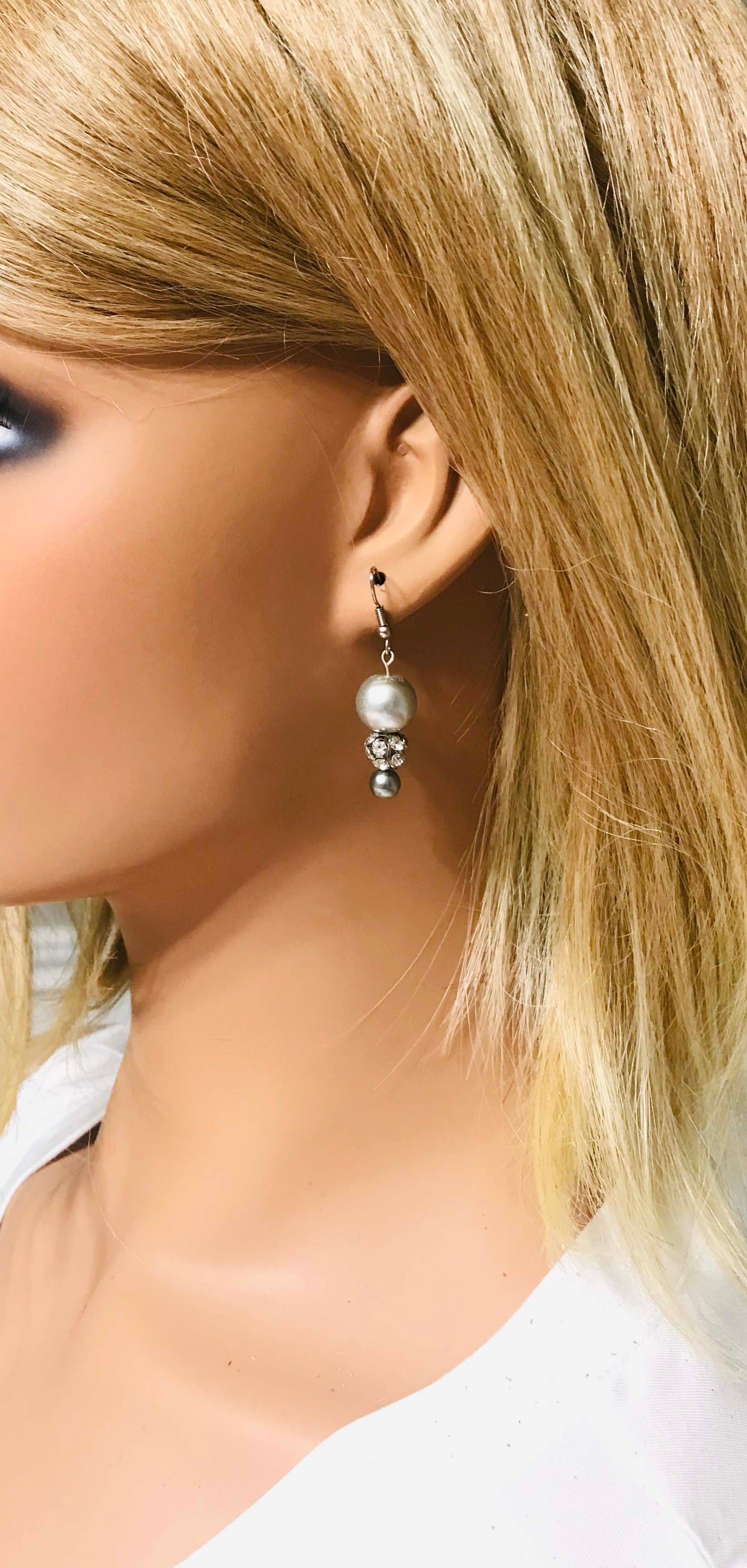 Glass Bead Earrings - E264