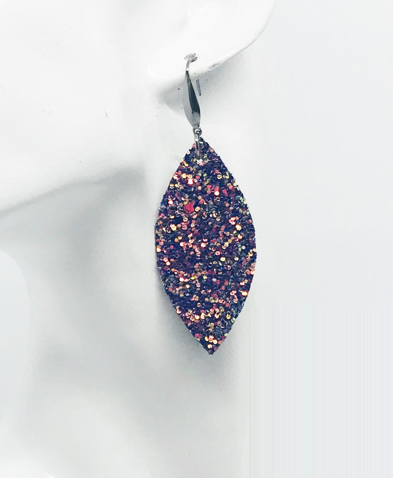Medium Chunky Glitter Earrings - E406