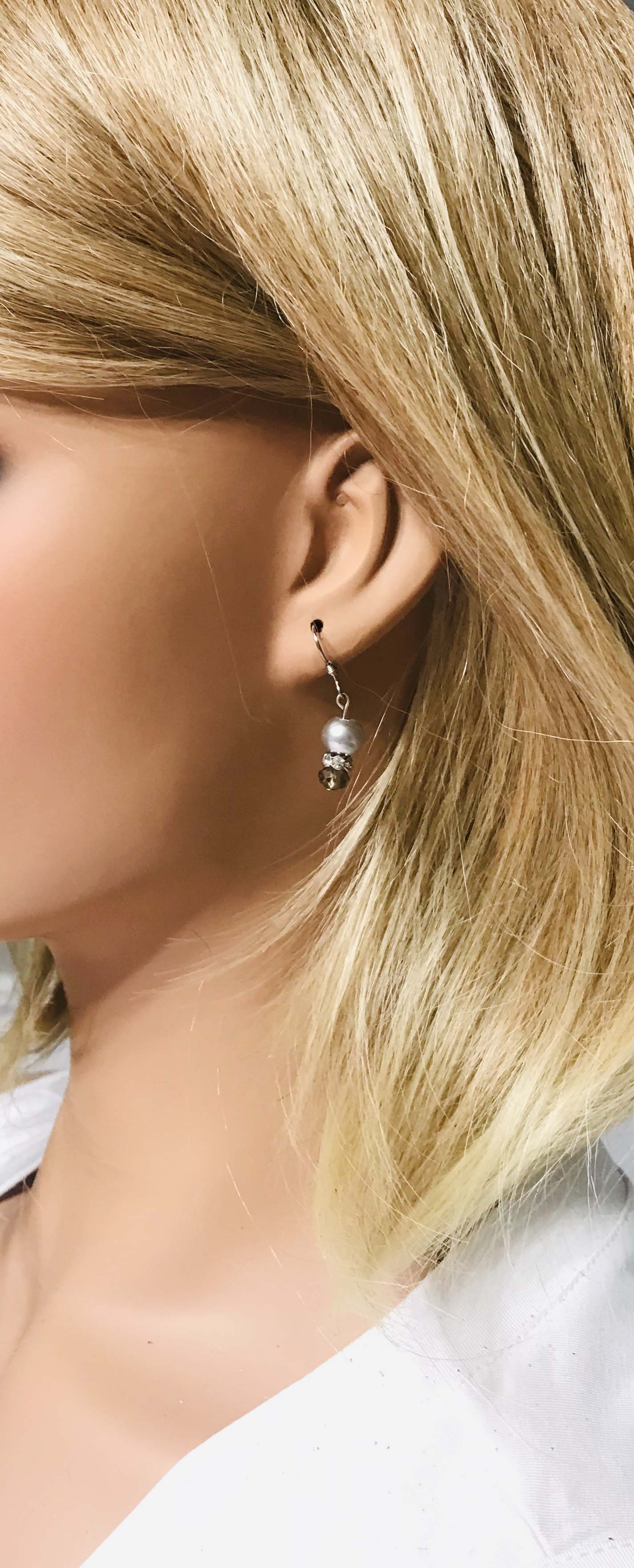 Glass Bead Earrings - E613