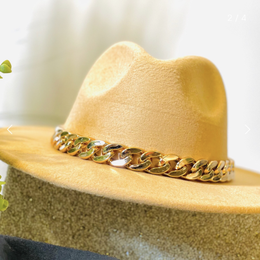 Chain Fedora Hats