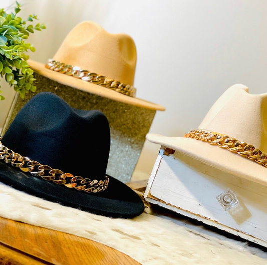 Chain Fedora Hats
