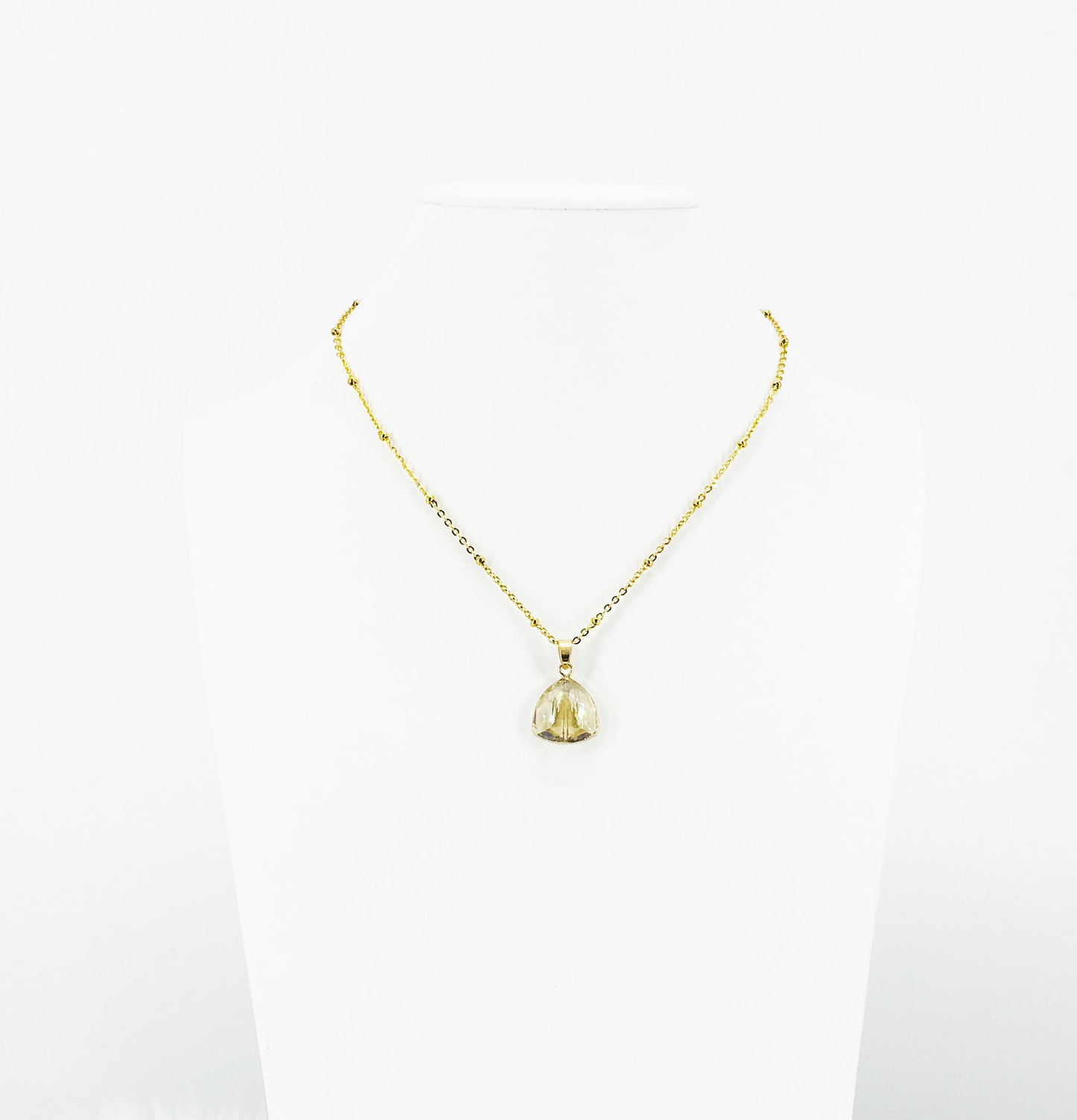 Stainless Steel Pendant Necklace - N386