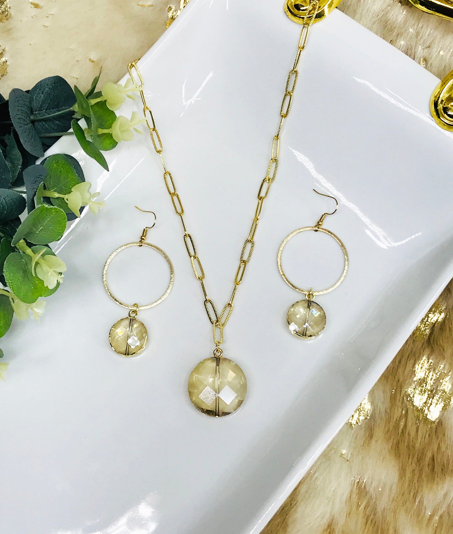 Matching Earring & Necklace Set - SET240