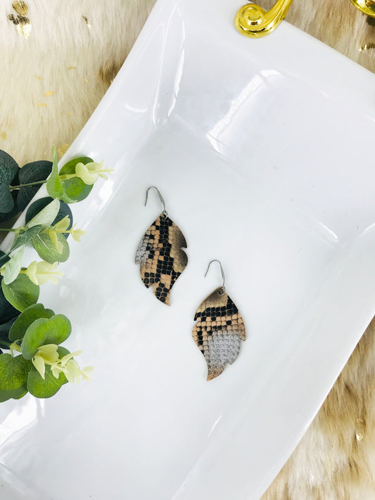 Genuine Leather Earrings - E19-1016